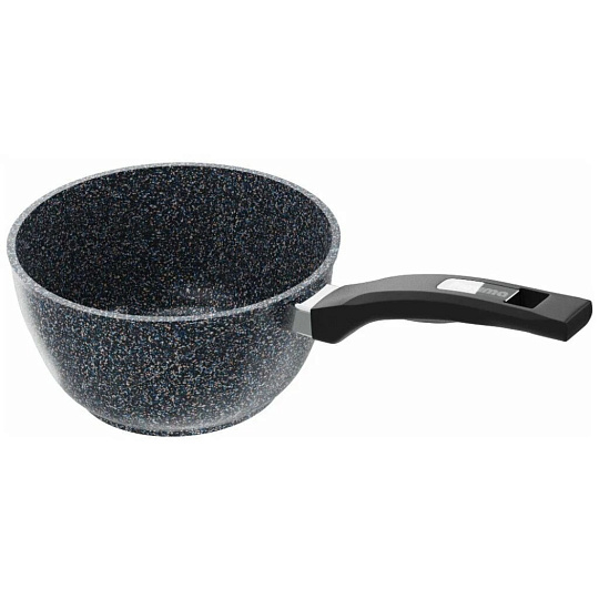 Ковш алюминий, антипригарное покрытие, 1.2 л, крышка стекло, бакелитовая ручка, Мечта, Гранит star, 81803