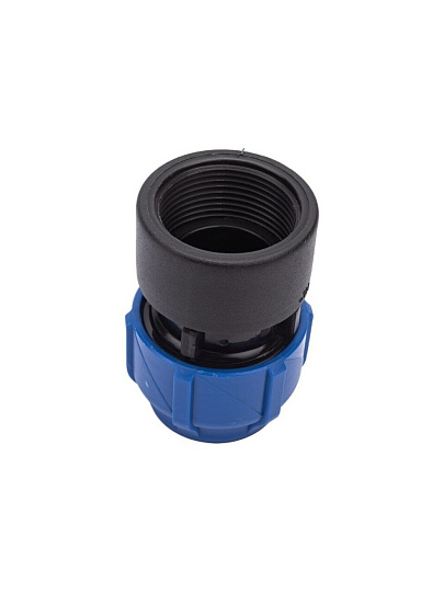 ПНД муфта d32х1 1/4", внутренняя резьба, соединительная, Valfex