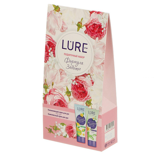Набор подарочный для женщин, Lure, Bio, крем для рук увлажняющий, 75 мл + крем для рук комплексный уход, 75 мл