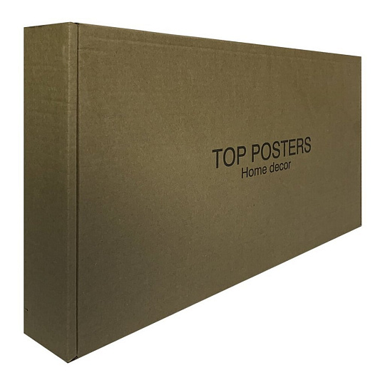 Часы настенные, 35х57 см, прямоугольные, TopPosters, BL-2539