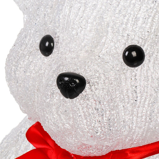 Фигурка декоративная полимер, Медведь, 25 см, 50 LED, 220В, Y4-7439