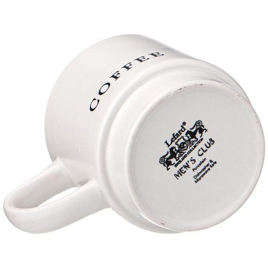 Кружка фарфор, 4 шт, 380 мл, Men's Club, Lefard, 260-909, металлическая подставка