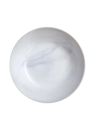 Тарелка суповая, стеклокерамика, 20 см, круглая, Diwali Marble, Luminarc, P9835