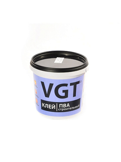 Клей ПВА VGT, строительный, однокомпонентный, 1 кг, 18632