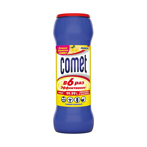 Чистящее средство универсальное, Comet, Flash Лимон, порошок, 475 г