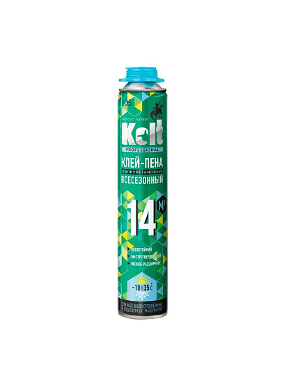 Пена-клей Kolt, 14, профессиональная, 900 г, водостойкая, всесезонная, K90U14