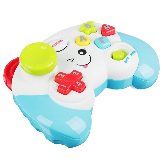 Игрушка детская Игроленд, Геймпад, 15х10.5х6 см, интерактивная, свет, звук, пластик, 272-692, в ассортименте