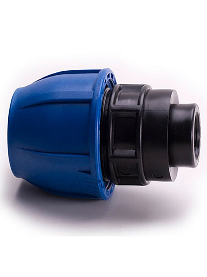 ПНД муфта d25х3/4", внутренняя резьба, РосТурПласт