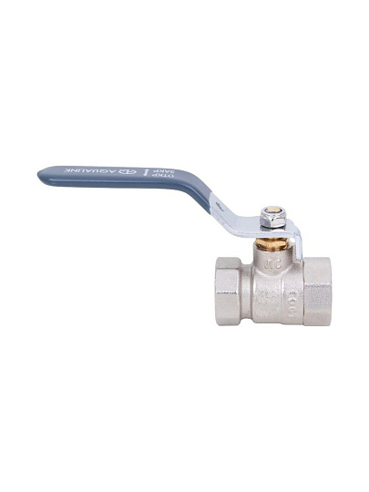 Кран 1 1/4'', г-г, латунь, ручка, DN 32, AquaLink