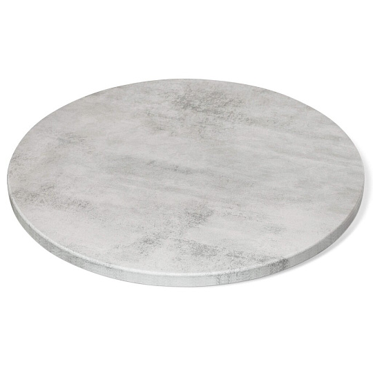 Стол 80х80х75.5 см, металл, МДФ, черный муар/золото/бетон светлый, Sheffilton, SHT-TU14/80, SHT-T49