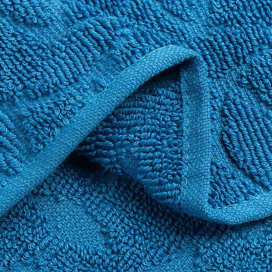 Полотенце банное 50х90 см, 100% хлопок, 500 г/м2, Lidya Jacquard, Anilsan, темно-голубое, Турция, 44515090