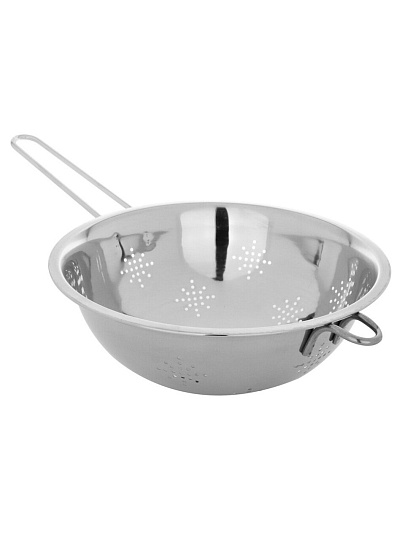 Дуршлаг нержавеющая сталь, 24 см, 2.5 л, с ручкой, Vetta, 812-012