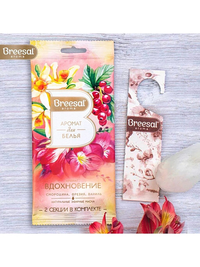 Аромасаше Breesal, Вдохновение, аромат для белья, SAC025.02