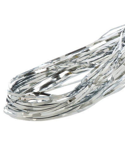 Дождик 20х100 см, серебро, 20-100