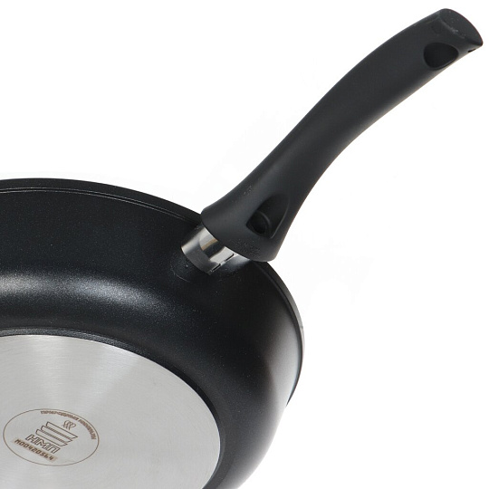 Сковорода литой алюминий, 24 см, антипригарное покрытие, Нева Металл Посуда, Алтай, индукция, 27124I