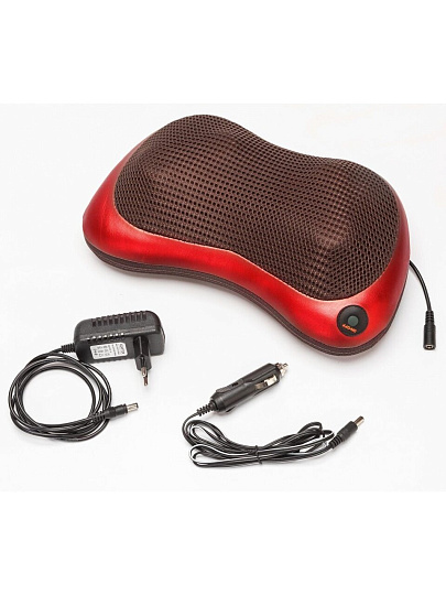 Подушка массажная Bradex, Авто, KZ 0474, шея, плечи, спина, красная