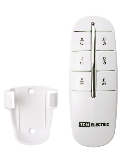 Комплект для беспроводного управления освещением пластик, IP20, 3 канала, TDM Electric, ПУ2-МK-3 Уютный дом, SQ1508-0106