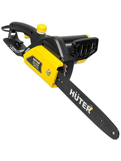 Пила электрическая, Huter, 2 л.с., 1500 Вт, длина шины 30.5 см, шаг цепи 3/8 дюйм, 45 звеньев, ELS-1500P
