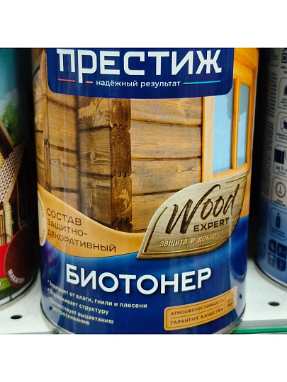 Пропитка Престиж, Биотонер, для дерева, сосна, 0.9 л