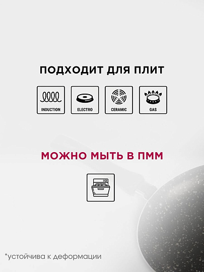 Сковорода алюминий, 28 см, антипригарное покрытие, Moulin villa, Titan Urban, индукция, UT-28-I