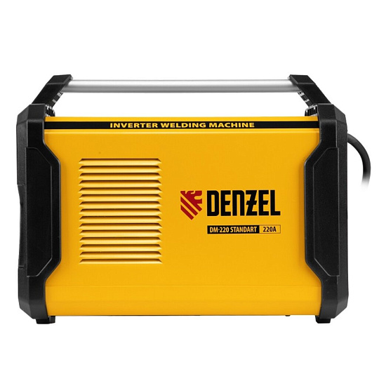 Сварочный аппарат инверторный, Denzel, DM-220 Standart, 4.5 кВт, 220 А, электрод, дуговой, ПВ 60 %