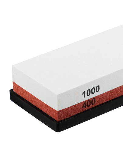 Брусок для заточки ножей, двухсторонний, 18х6х3 см, водный, Satoshi, 838-032