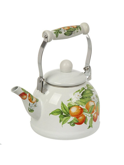 Чайник сталь, эмалированное покрытие, 2 л, Daniks, Mandarin, индукция