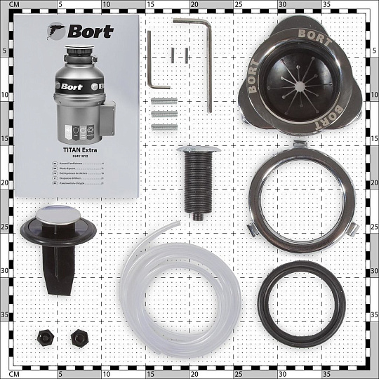 Измельчитель для мойки Bort, Titan Extra, 93411812