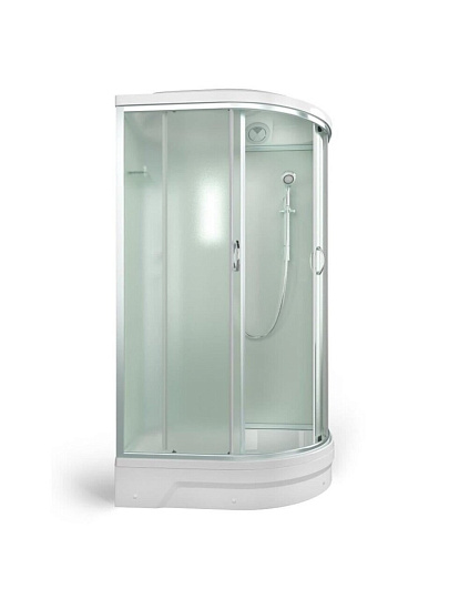 Душевая кабина 120х80х226 см, левый, поддон 26 см, матовая, Erlit, ER351226L-C3-RUS