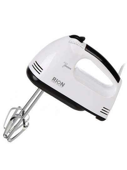 Миксер ручной, Rion, GB-HM133, 100 Вт, 7 скоростей