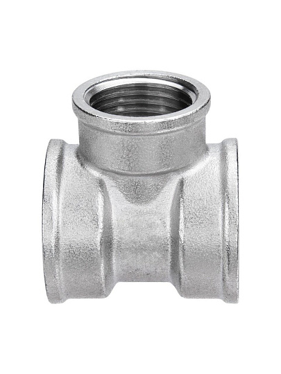Тройник 1"1/4 х3/4"х1"1/4, г-г-г, латунь, AquaLink