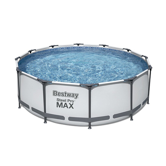 Бассейн каркасный Bestway, 366х100 см, Steel Pro Max, 56418BW, фильтр-насос, лестница, 9150 л, картридж