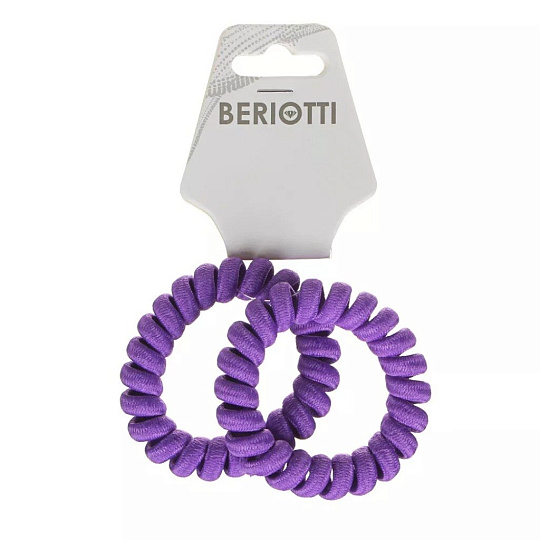 Набор зажимов для волос Beriotti, Спиралька, 5.5 см, 2 шт, пластик, в ассортименте, 322-148
