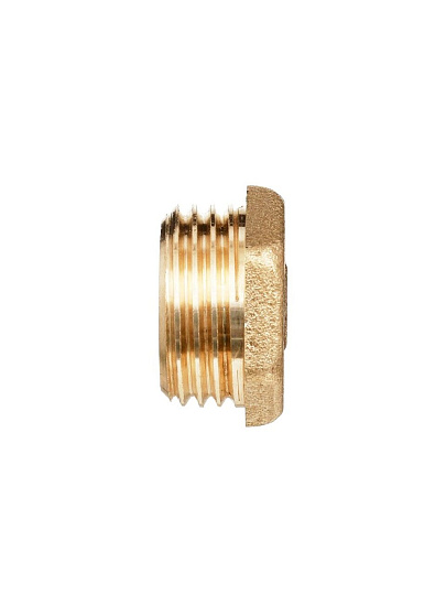 Заглушка 3/4", ш, латунь, наружная резьба, БАЗ