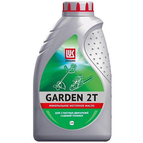 Масло моторное для садовой техники, для 2-х тактного двигателя, Лукойл, Garden, 1 л, 1668258