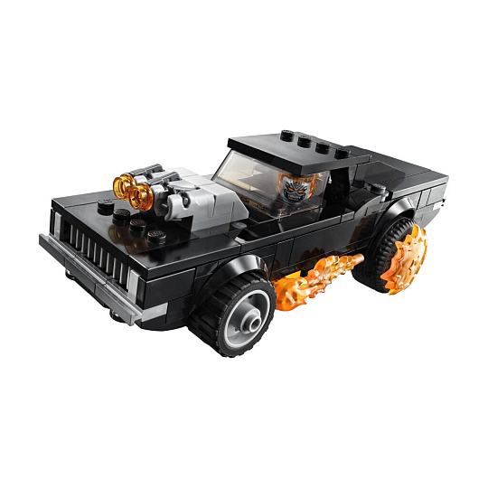 Конструктор Lego, Super Heroes, Человек-Паук и Призрачный Гонщик против Карнажа, 7-9 лет, 212 деталей, 76173