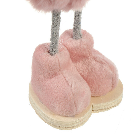 Фигурка декоративная Девочка, 21 см, серо-розовая, Y4-8432