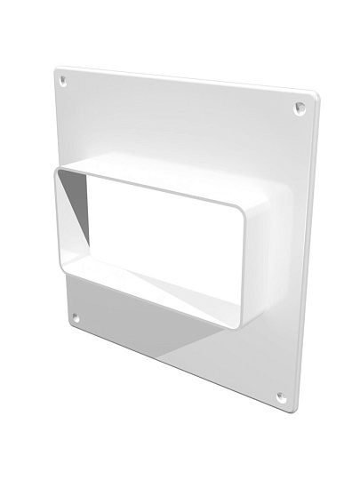 Площадка торцевая пластик, 60х120 мм, горизонтальная, ERA, 612ПТГ