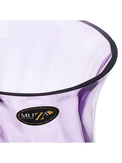Ваза стекло, настольная, 27 см, Muza, Elegia lavender, 380-812