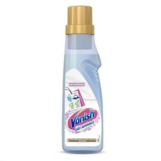 Пятновыводитель Vanish, Мультисила, 400 мл, гель, для стирки белого белья, кислородный, 3187933