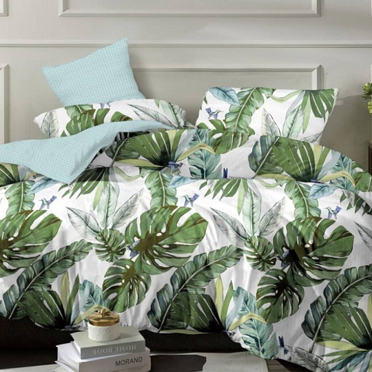 Постельное белье евро, простыня 215х240 см, 2 наволочки 70х70 см, пододеяльник 200х215 см, Бояртекс, поплин, коллекция Luxor, 4341