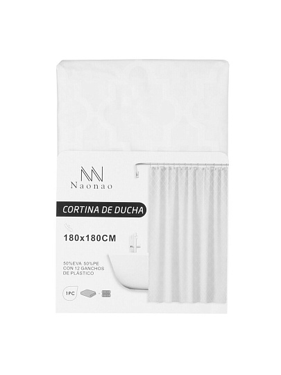 Штора для ванн 180х180 см, Peva, Naonao, Ромб, A310140