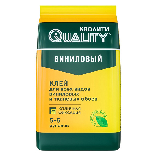 Клей для виниловых обоев, Quality, 200 г, 6-7 рулонов, пакет, 1100