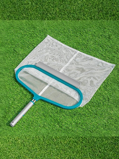 Сачок для чистки бассейна 48х50 см, алюминиевый, Bestway, Акварэйк Люкс, 58661