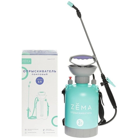 Опрыскиватель садовый Zema, 3 л, пластик, Накаба, ZM 1103
