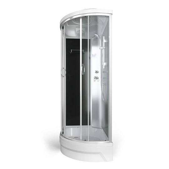 Душевая кабина 120х80х226 см, левый, поддон 26 см, тонированная, Erlit, ER351226L-C4-RUS