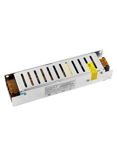 Драйвер светодиодный IP20, 60 Вт, для лент 12В, 160х40х30 мм, General Lighting Systems, GDLI-S-60ВТ-IP20-12В, 512901