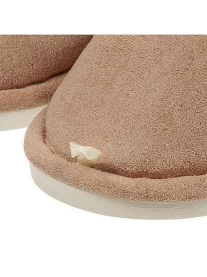 Тапки для женщин, замша, кофе с молоком, р. 40-41, закрытые, A210358