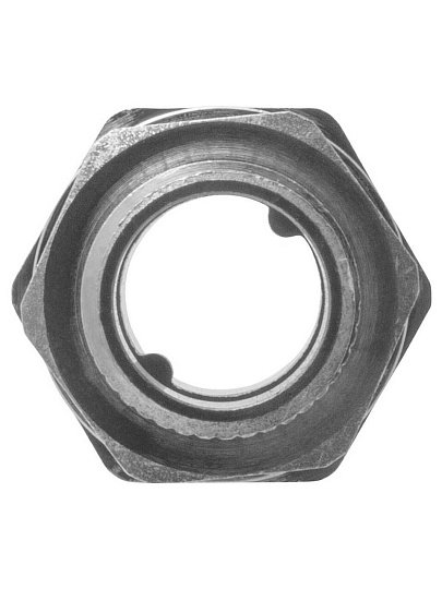 Американка 1/2'', ш-ш, латунь, прямая, индивидуальная упаковка, никель, MasterProf