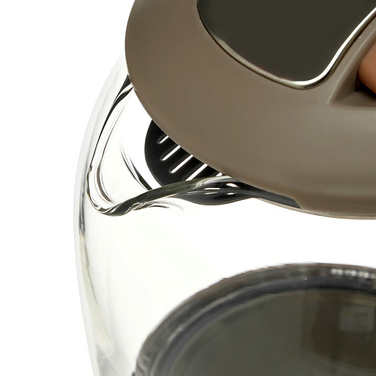 Чайник электрический Ampix, AMP-1905, 1.8 л, 1500 Вт, скрытый нагревательный элемент, стекло